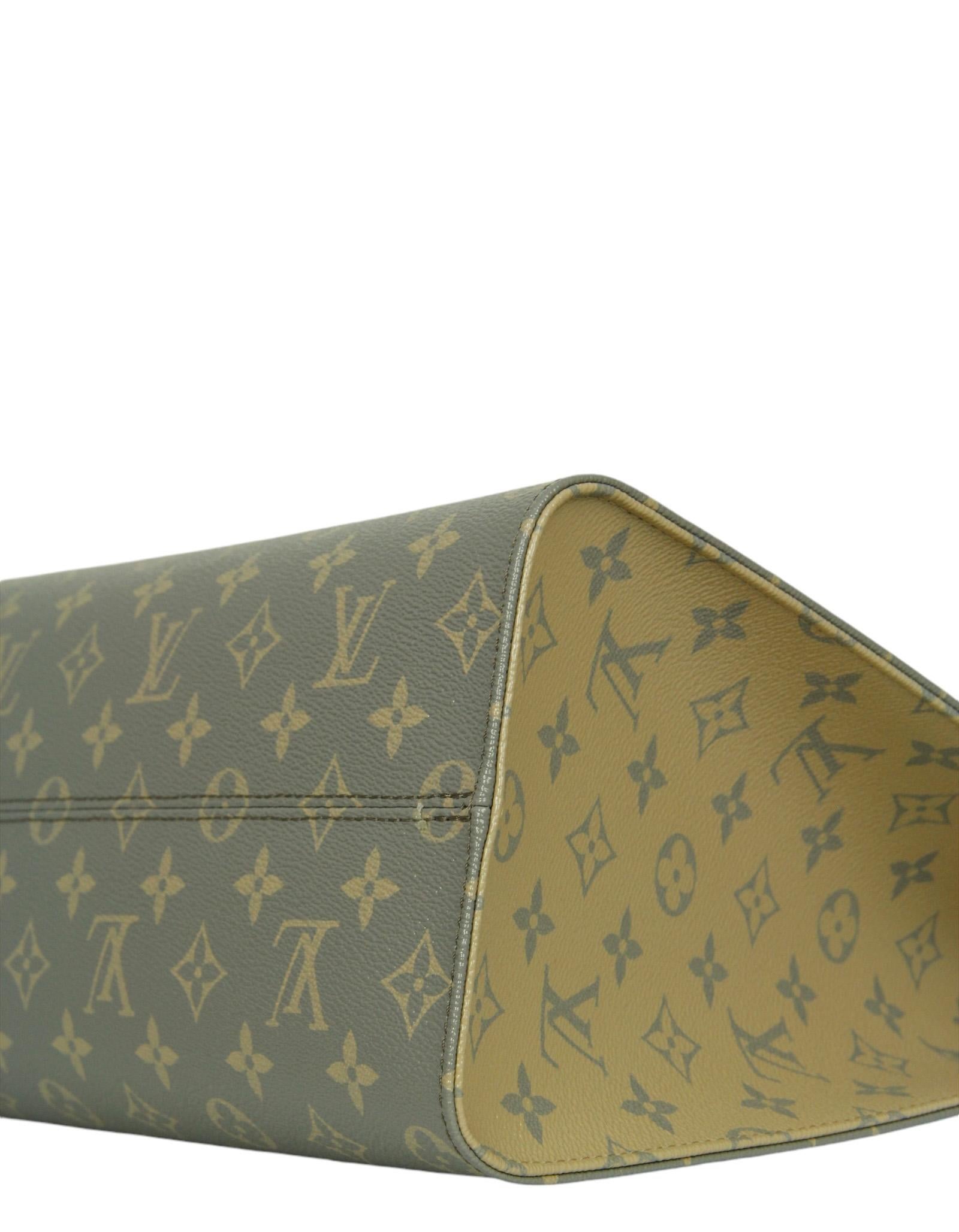 Louis Vuitton '24 Trianon Grau Monogramm OnTheGo MM Tragetasche 1