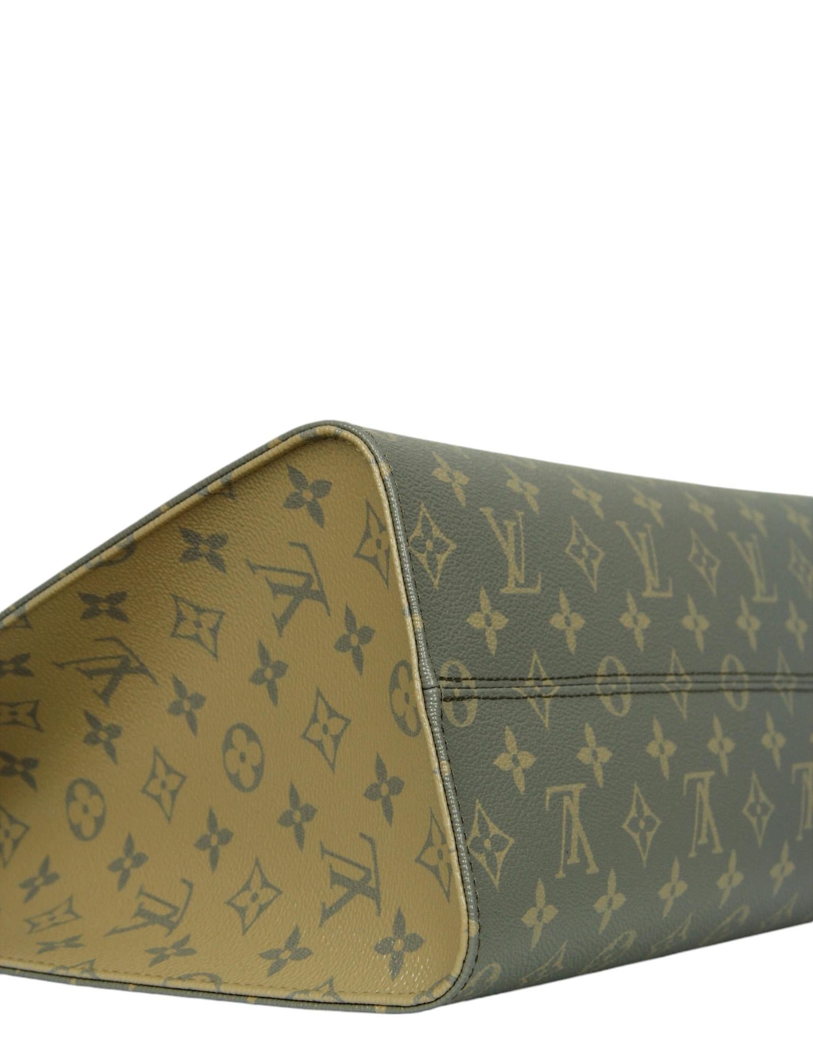 Louis Vuitton '24 Trianon Grau Monogramm OnTheGo MM Tragetasche 2