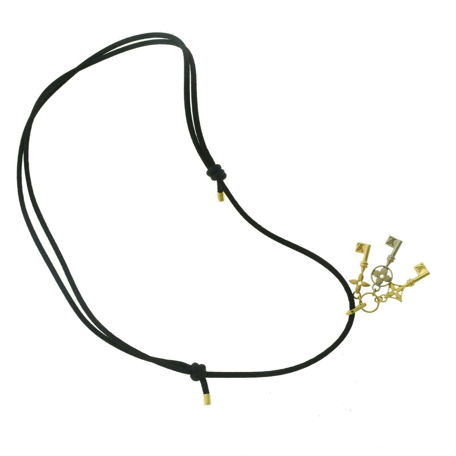 lv key necklace