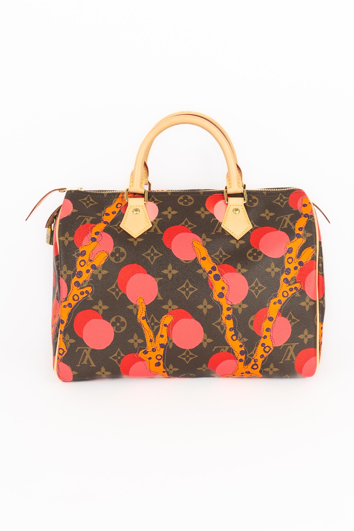 Brown Louis Vuitton 30 Ramages Speedy bag 2015 For Sale