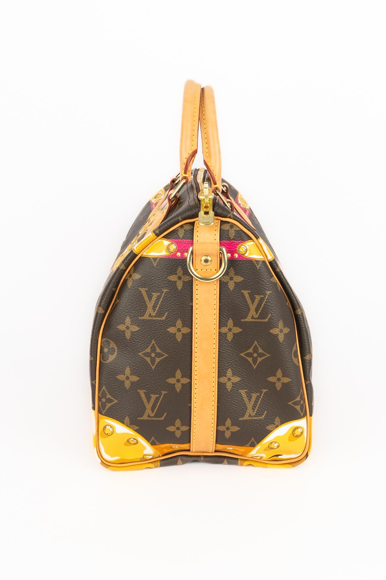 Louis Vuitton 30 Trunk Speedy bag 2018 limited edition In Excellent Condition For Sale In SAINT-OUEN-SUR-SEINE, FR