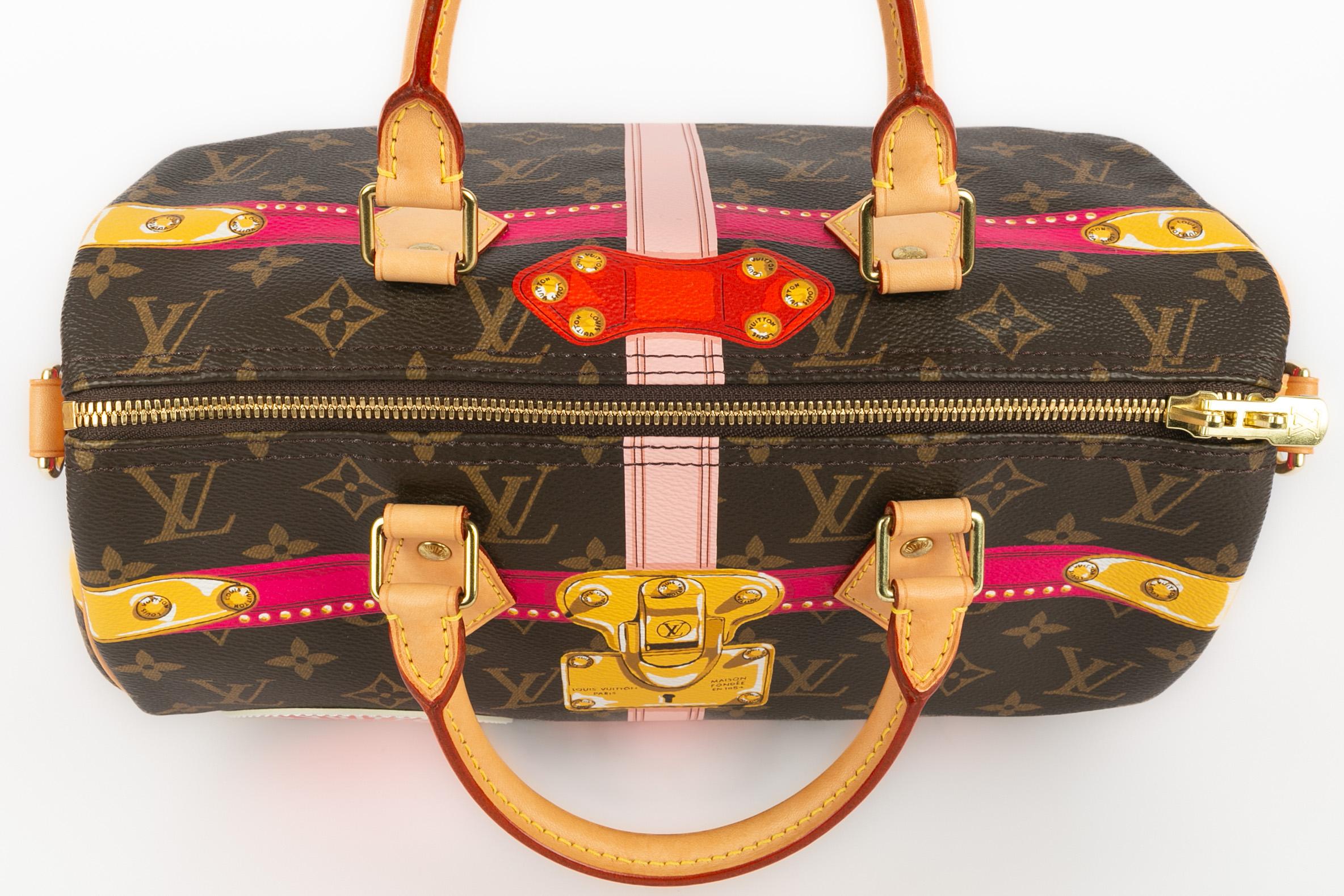 Louis Vuitton 30 Trunk Speedy bag 2018 limited edition For Sale 4