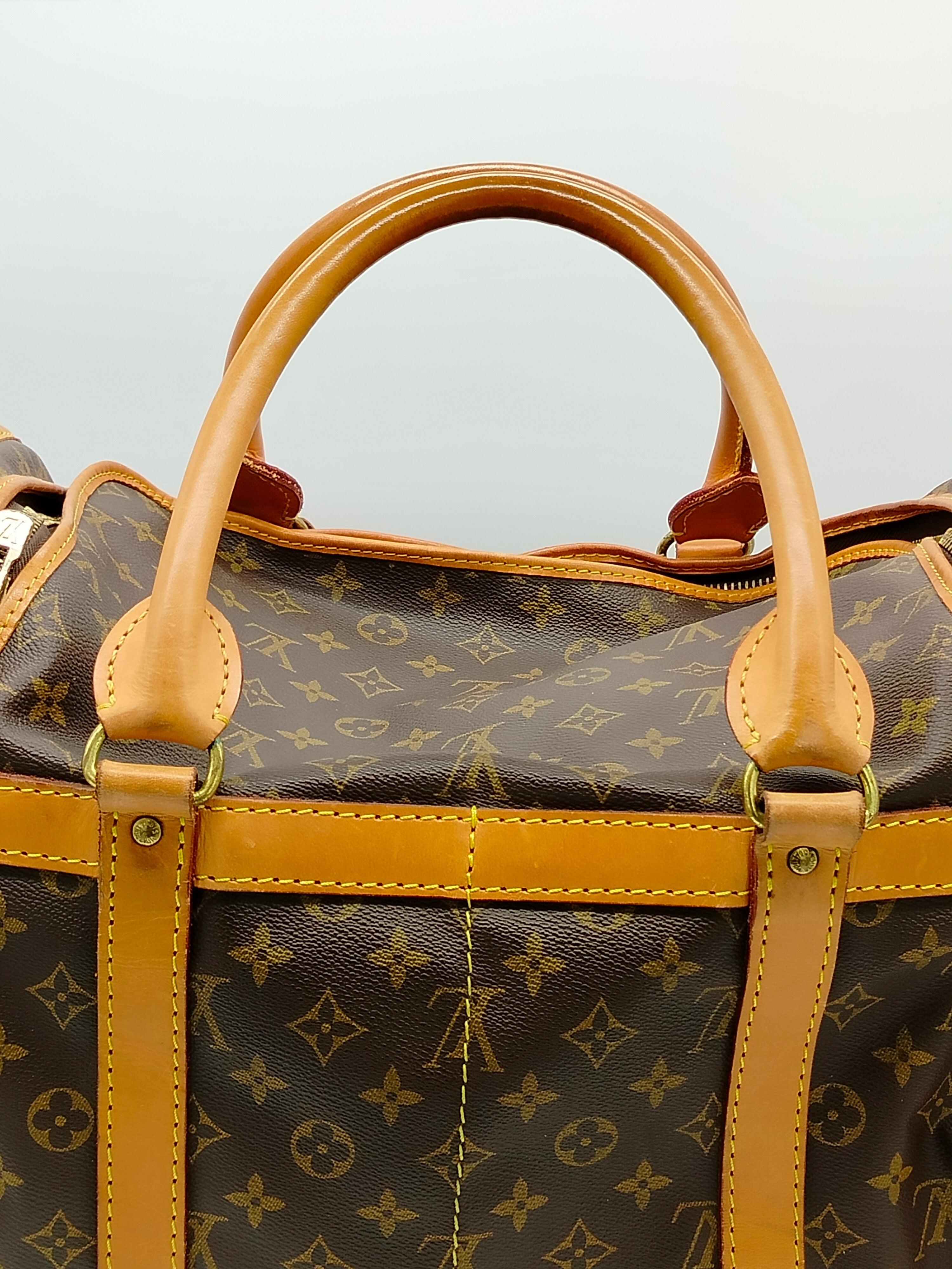 Louis Vuitton 50 Monogram Dog Carrier - '80s For Sale 3