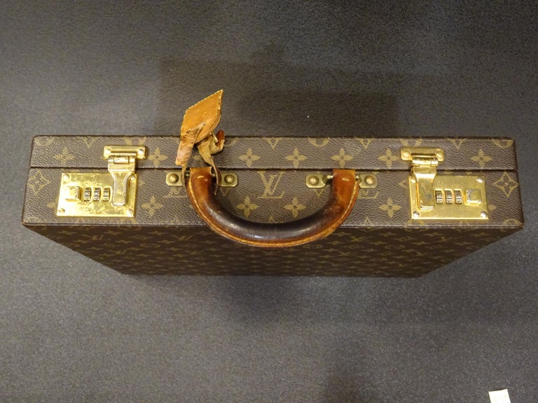 Louis Vuitton Monogram President Attache Case Vintage LV Auth 22458A, Women's