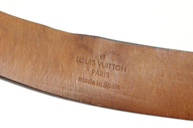 Louis Vuitton 75/30 Damier Ebene Belt 3lv325v
