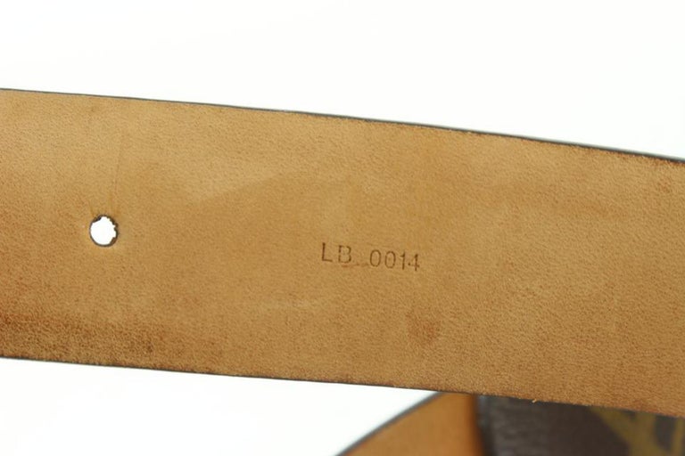Louis Vuitton 80/32 Limited Edition Monogram Mount Fiji Belt 5lk822s