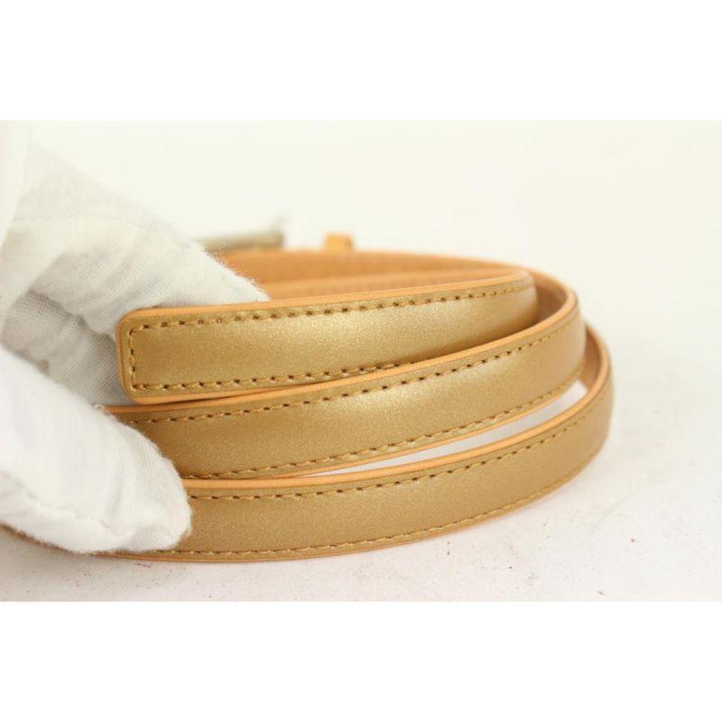 Louis Vuitton 85/34 Mat Vernis Thin Belt 222lv89 1