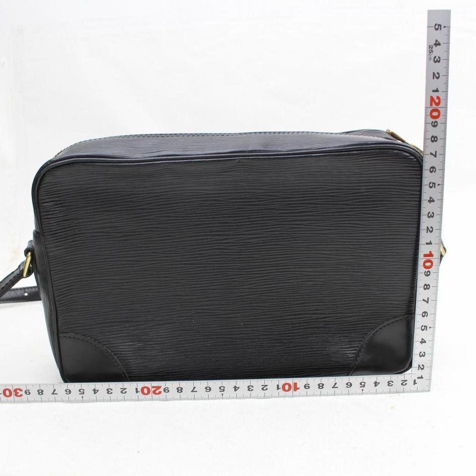 Louis Vuitton 869671 Noir Trocadero Black Leather Shoulder Bag For Sale 6
