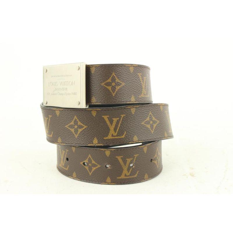 Louis Vuitton Vintage - Utah Inventeur Belt - Black Gold - Leather Belt -  Luxury High Quality - Avvenice