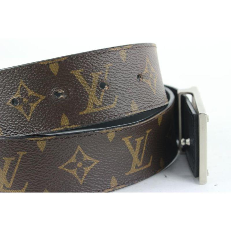 Louis Vuitton 90/36 Monogram Reversible Inventeur Belt 69lvs630  In Good Condition For Sale In Dix hills, NY