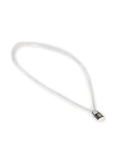 Louis Vuitton 925 Sterling Silver Lockit Pendent Necklace