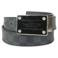 Louis Vuitton Monogram Canvas Cabochon Belt Size 95/38