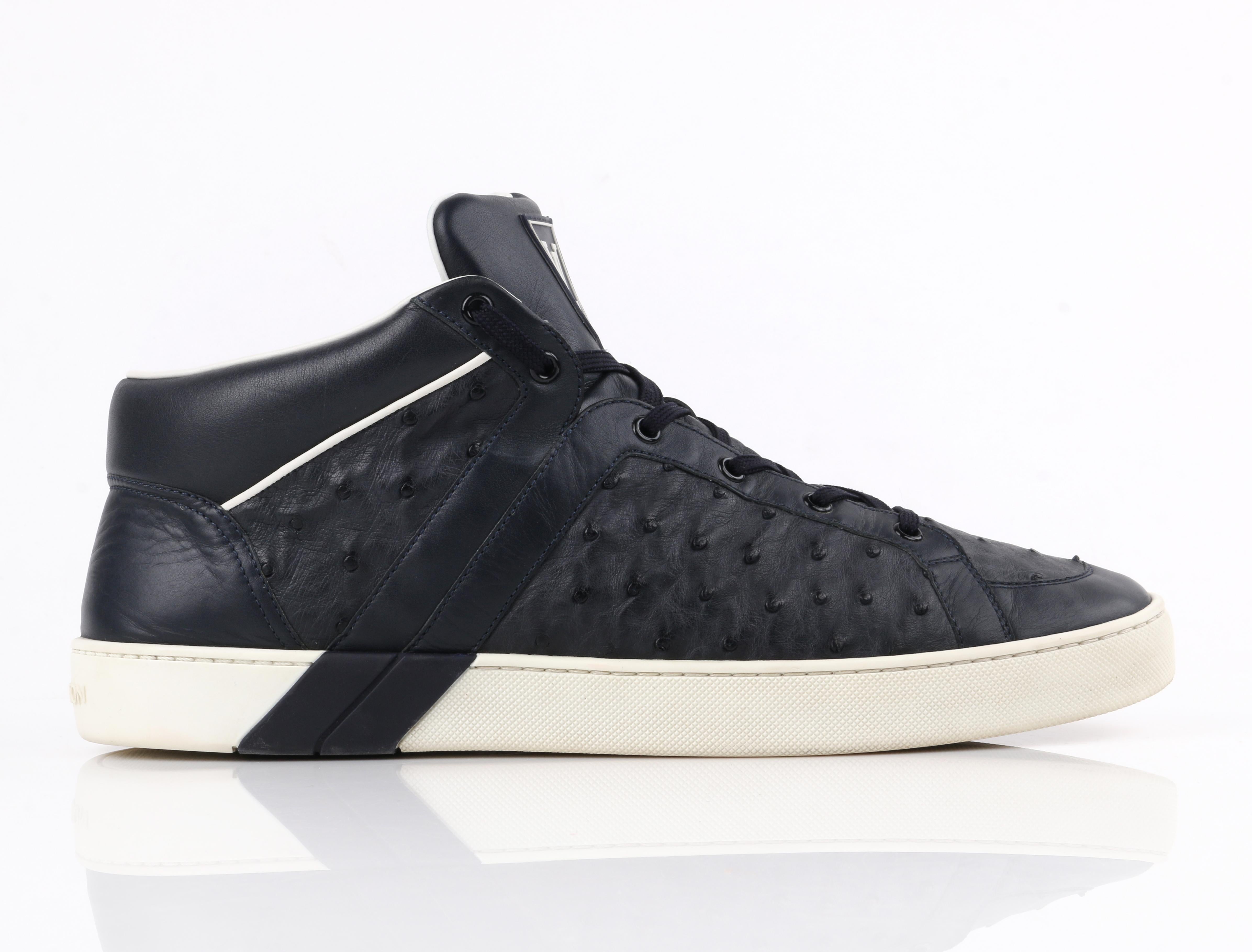 Vuitton X408 All Black High Top Sneaker With LED Colorful Top