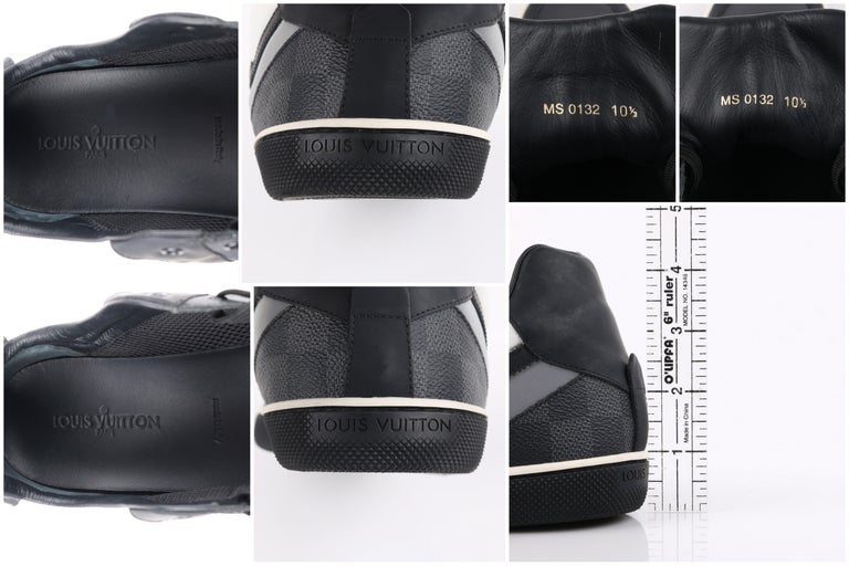 Louis Vuitton, Shoes, Louis Vuitton Heros Graphite Damier Canvas Shoes