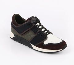 LOUIS VUITTON A/W 2012 "Upside Down" LV Monogram Patchwork Low Top Sneakers