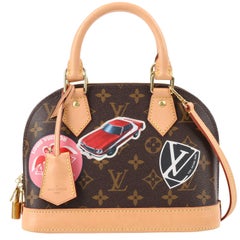 LOUIS VUITTON A/W 2016 "Alma BB World Tour" Monogram Canvas & Leather Purse NIB