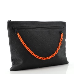 Louis Vuitton  A4 Pouch Monogram Taurillon Leather