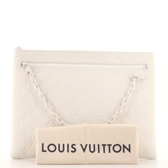 Louis Vuitton A4 Pouch Monogram Taurillon Leather