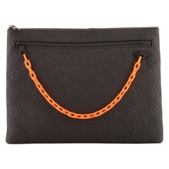 Louis Vuitton A4 Pouch Monogram Taurillon Leather