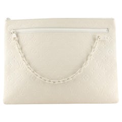 Louis Vuitton A4 Pouch Monogram Taurillon Leather