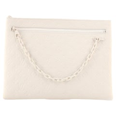 Louis Vuitton A4 Pouch Monogram Taurillon Leather