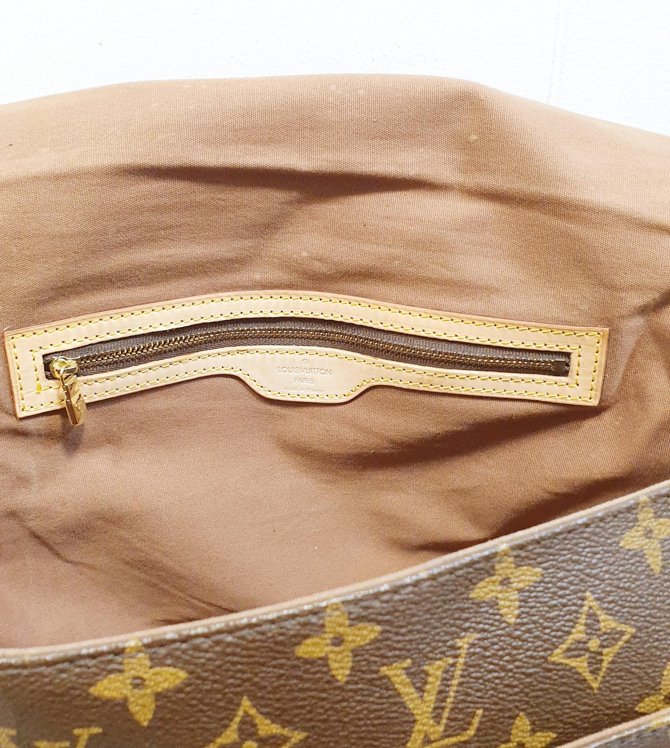 Louis Vuitton Abbesses Messenger Bag mit Monogramm aus Segeltuch im Angebot 5