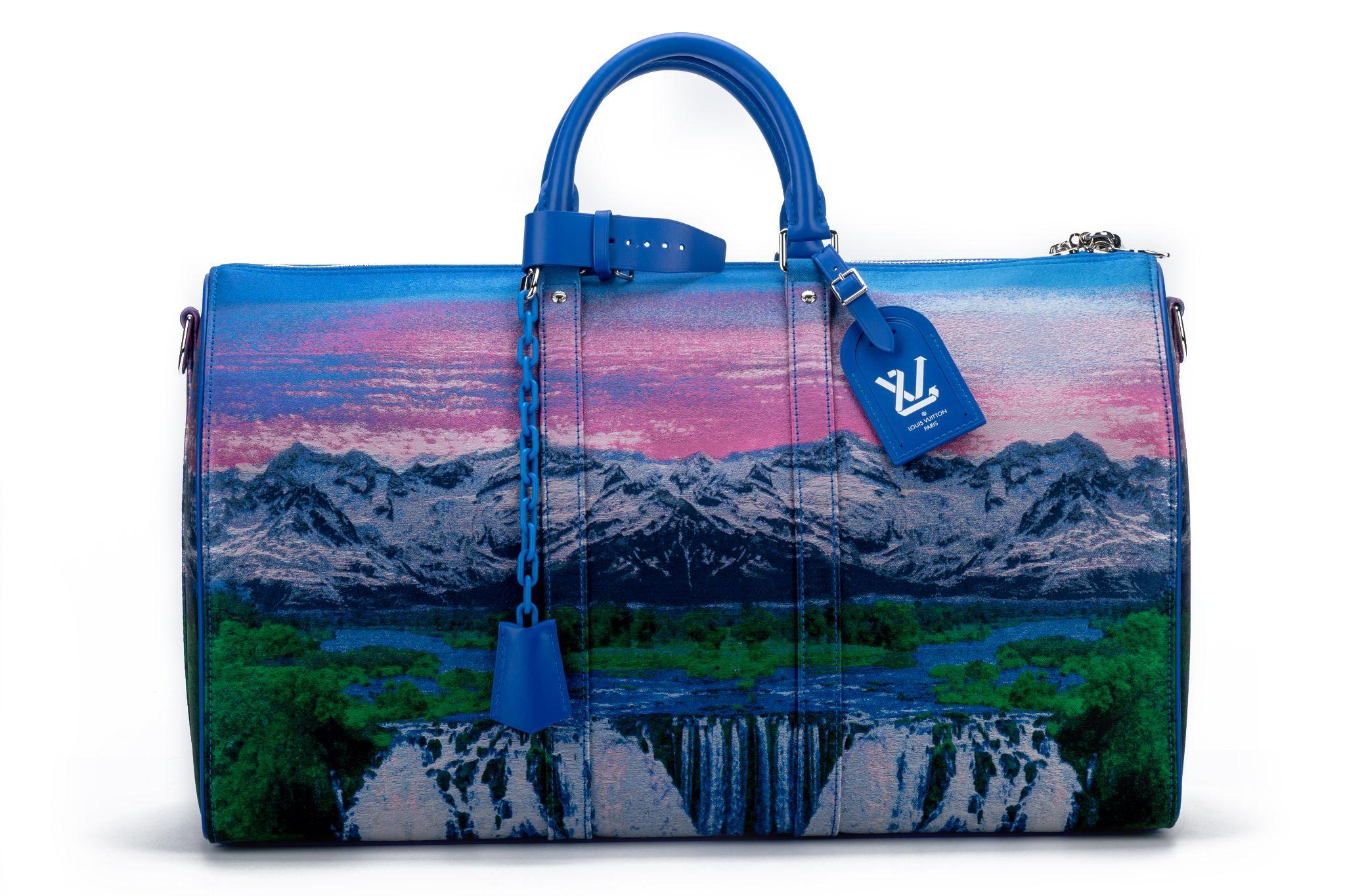 Blue Louis Vuitton Abloh Landscape Keepall