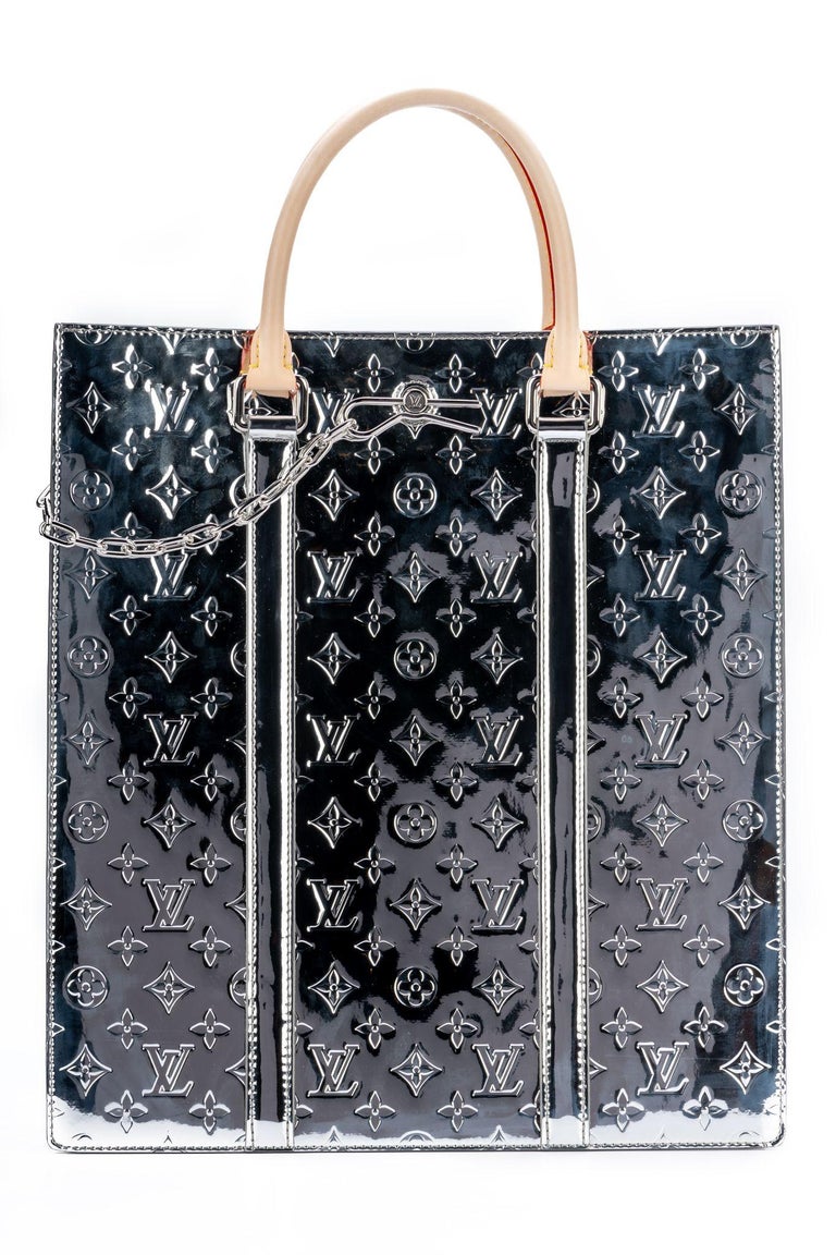 Louis Vuitton Abloh Mirror Coated Sac Plat For Sale at 1stDibs
