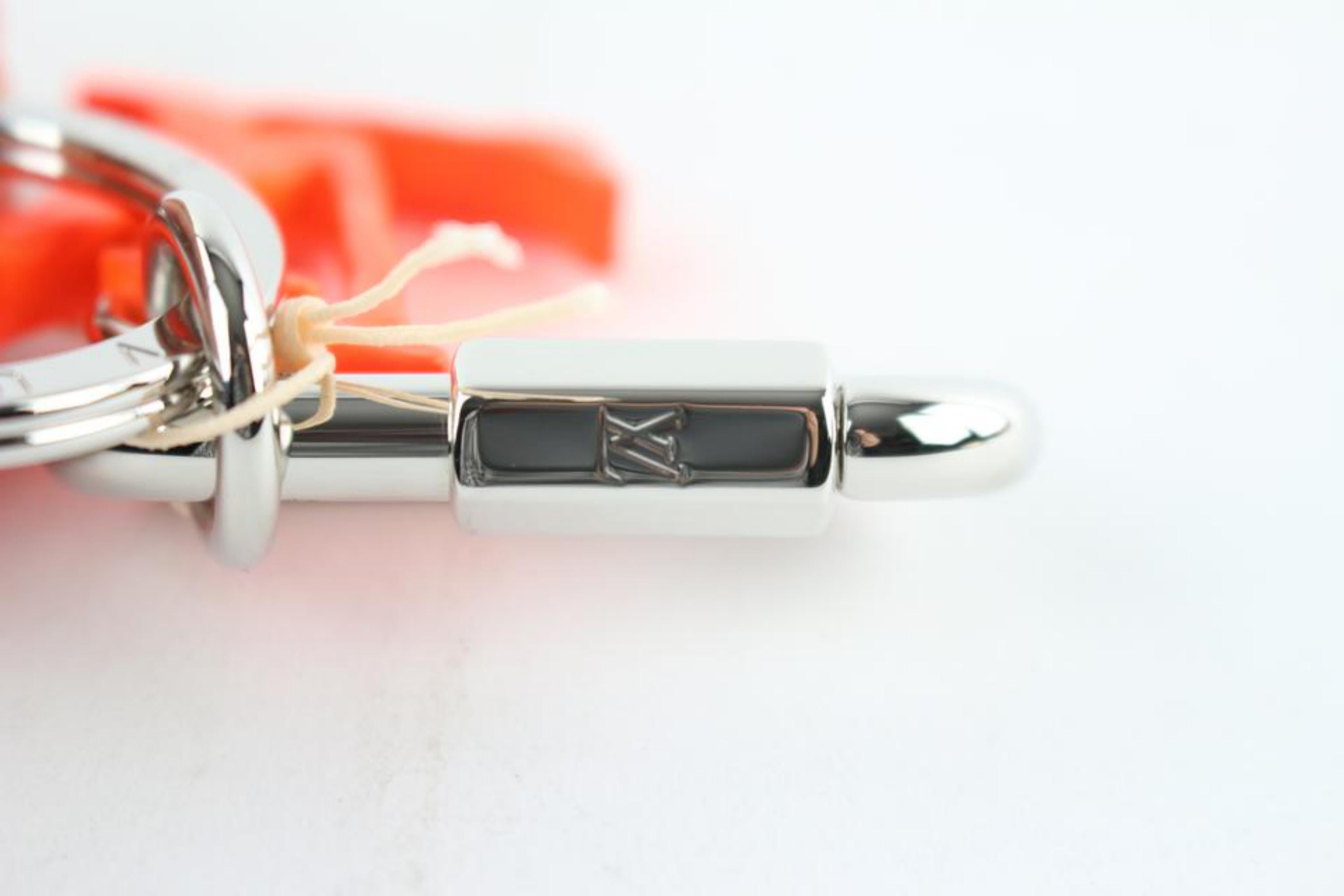 Louis Vuitton Abloh Ss19 Lv Initial Key Chain Ring Bag Pendant 118le0110 Charm For Sale 5
