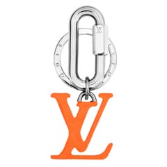 Vintage Louis Vuitton Abloh Ss19 Lv Initial Key Chain Ring Bag Pendant 118le0110 Charm