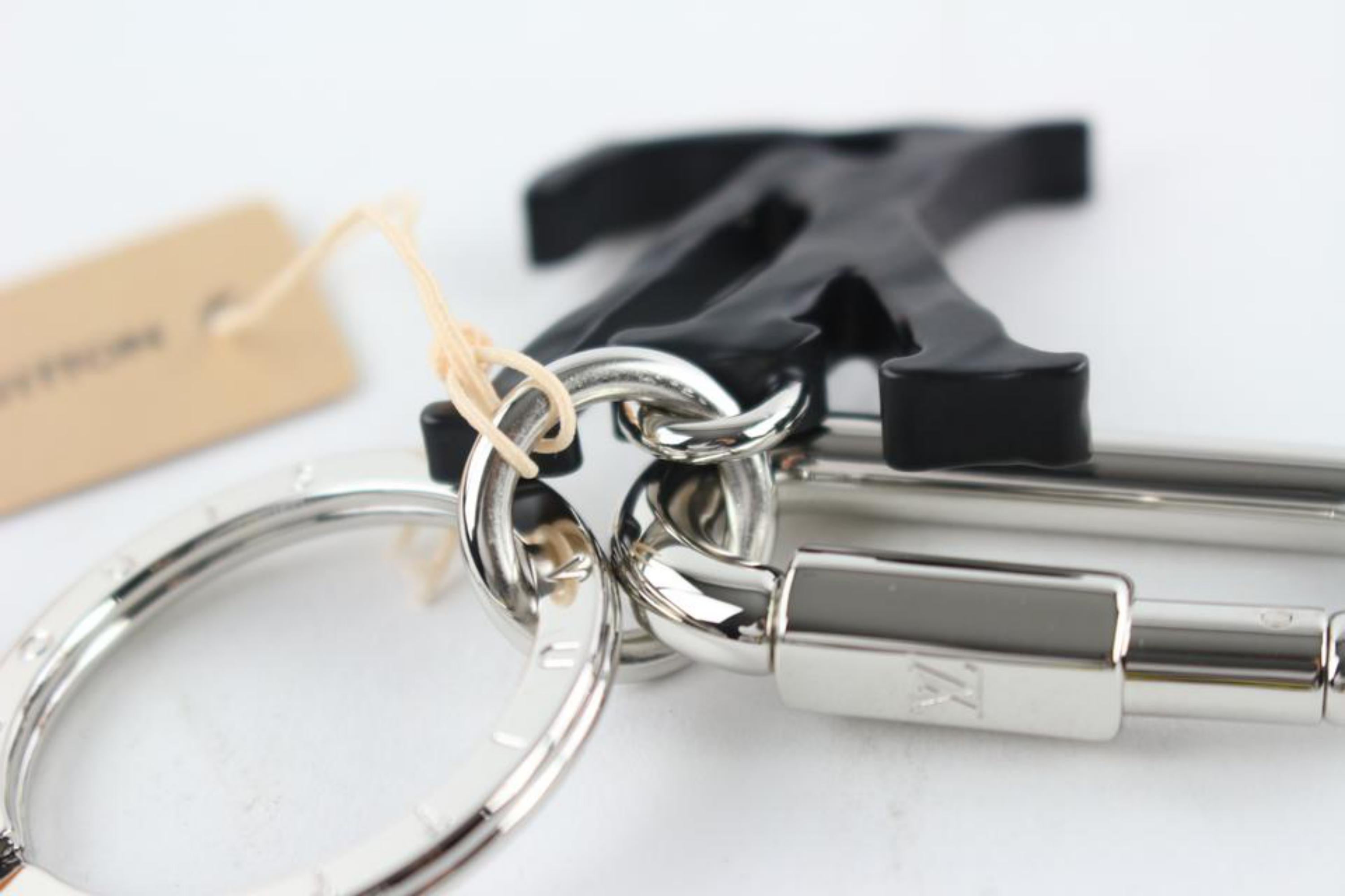 Louis Vuitton Abloh Ss19 Lv Initial Key Chain Ring Bag Pendant 21le0110  For Sale 4