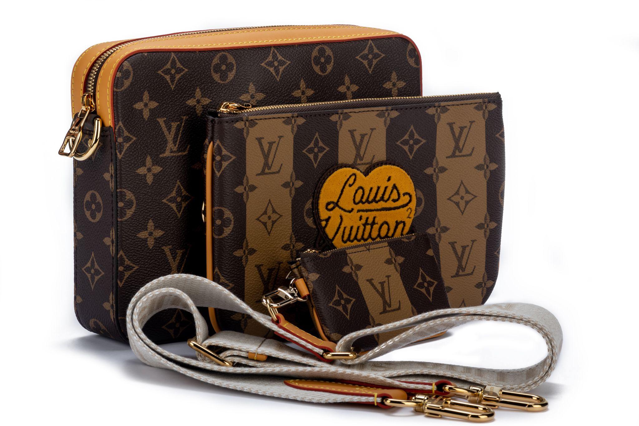 Louis Vuitton By Virgil Abloh Chalk Nano Bag - Ltd Singapore Edition Canvas  in Brown