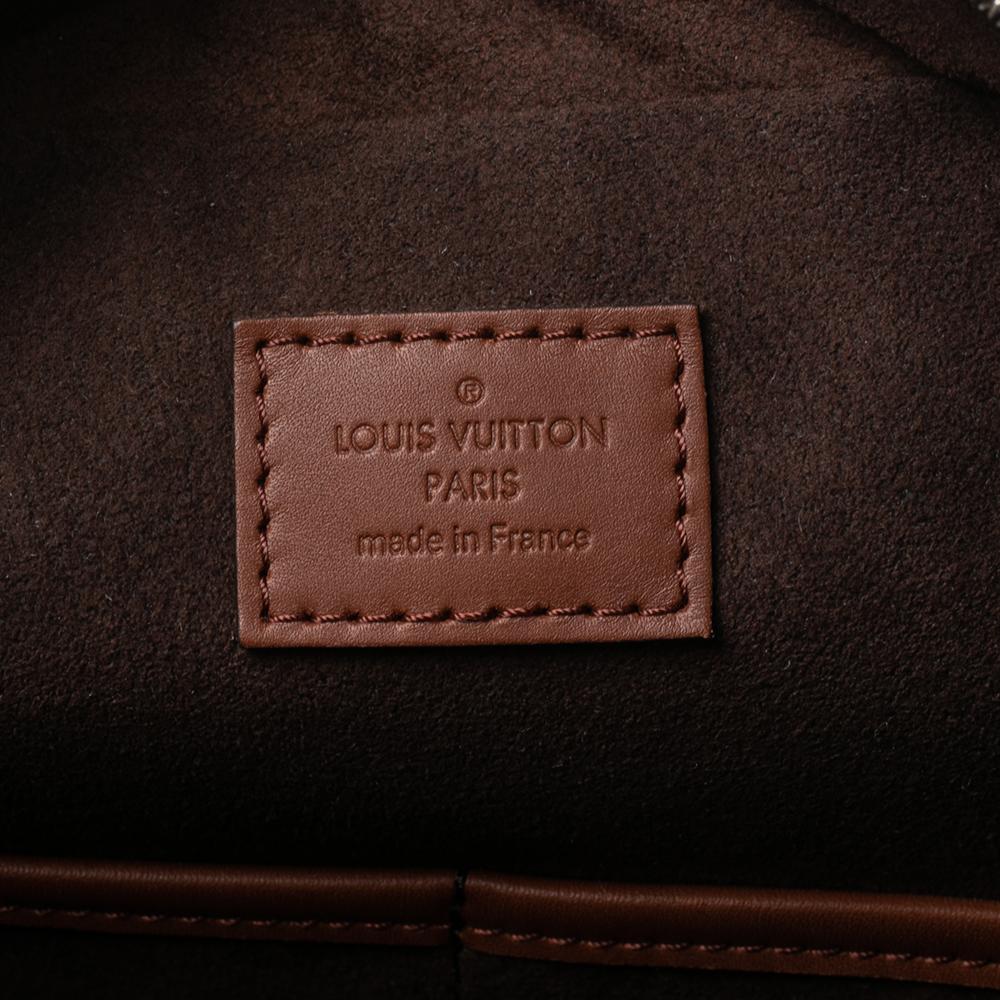 Women's Louis Vuitton Acajou Ombre Reporter Messenger Bag