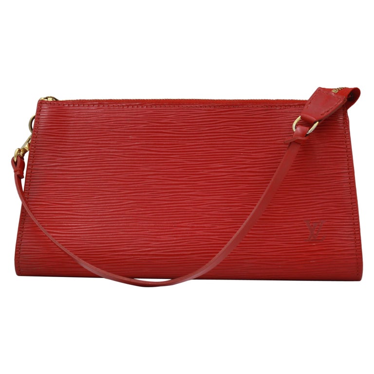 Louis Vuitton Accessoire Clutch in red épi leather at 1stDibs