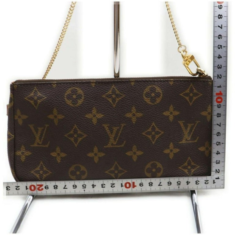 Updated LV Pochette Accessoires with a chain
