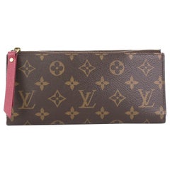 Louis Vuitton Adele Geldbörse Monogramm Leinwand