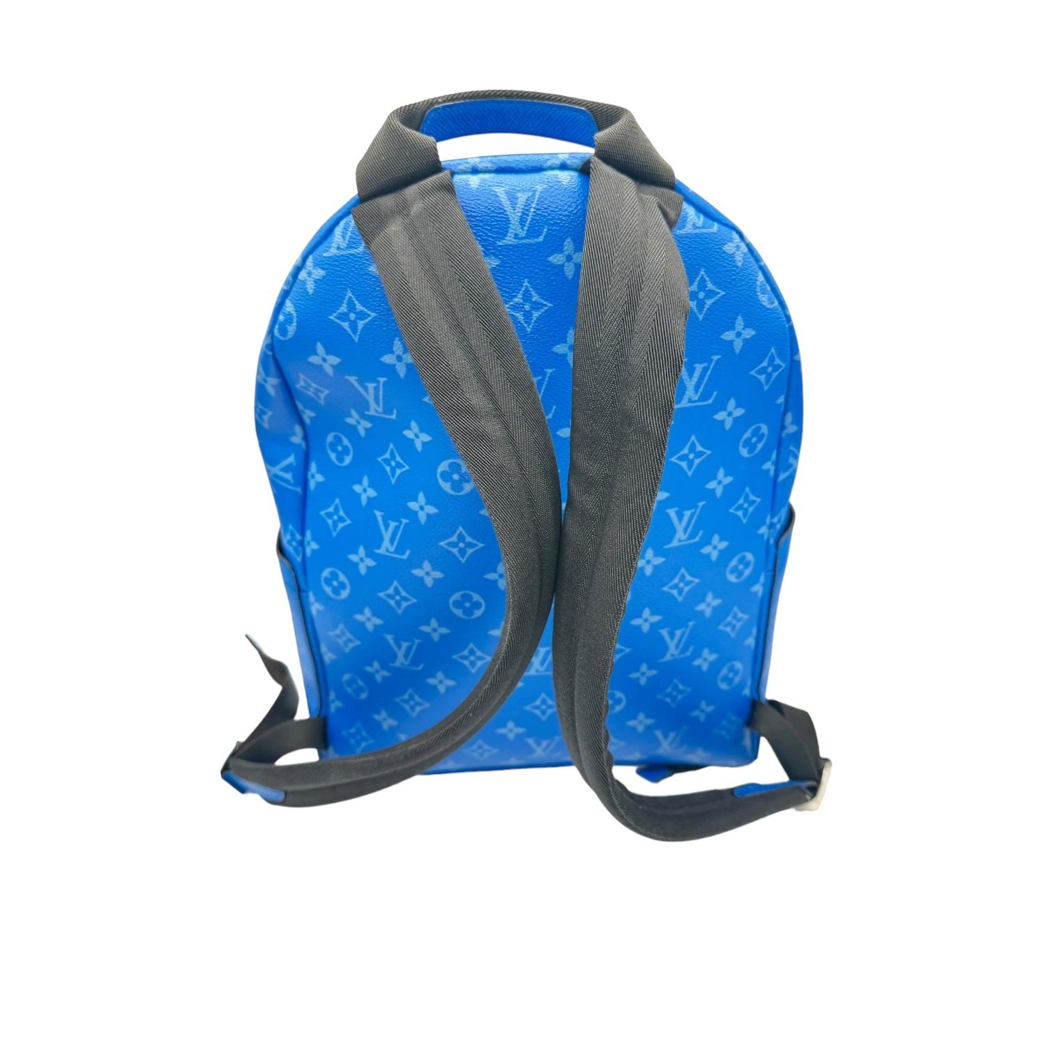 Louis Vuitton Agave Blue Discovery Backpack PM In Excellent Condition In Scottsdale, AZ