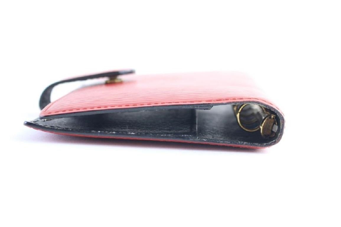 Louis Vuitton Agenda Pm 10lr0618 Red Epi Leather Clutch 6