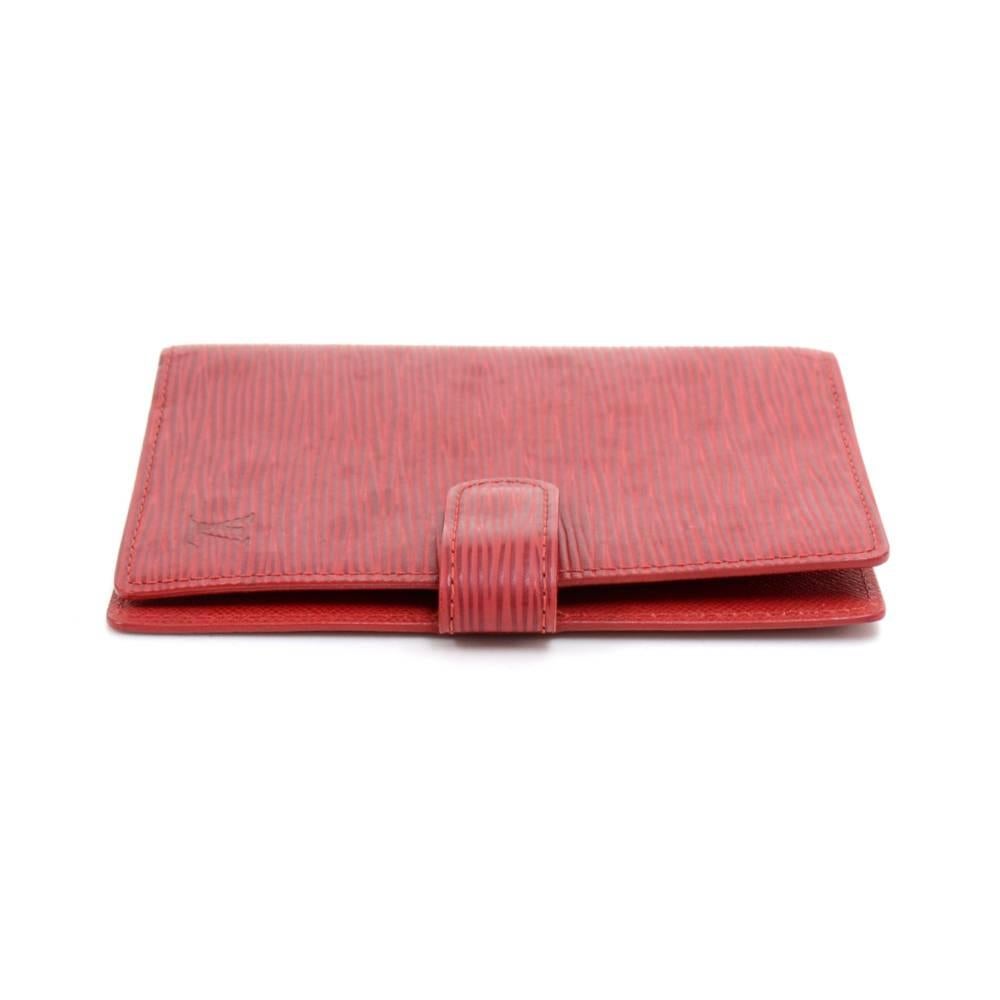Louis Vuitton Agenda PM Red Epi Leather Agenda Cover  For Sale 2