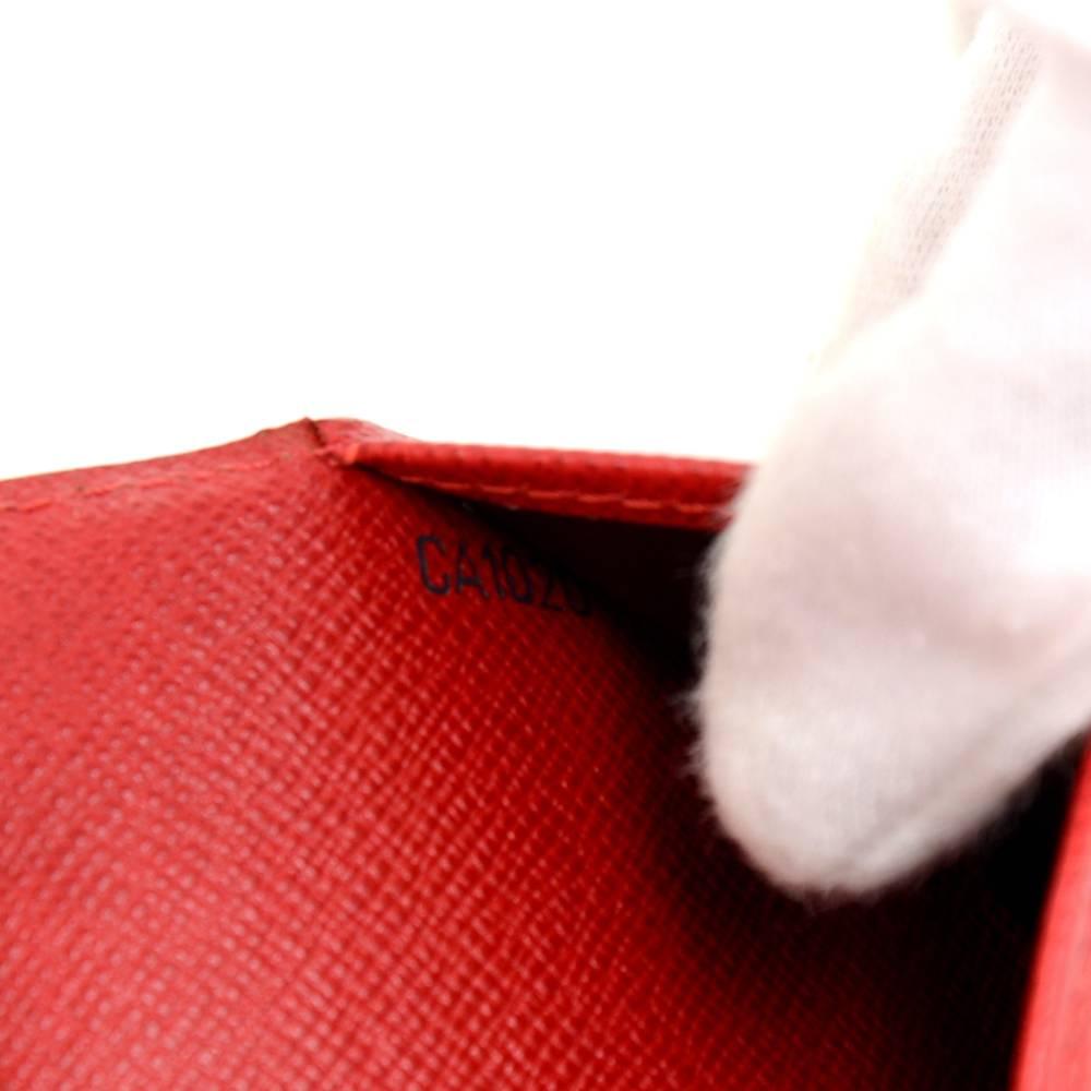 Louis Vuitton Agenda PM Red Epi Leather Agenda Cover  For Sale 3