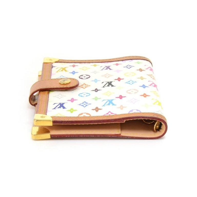 Louis Vuitton Louis Vuitton Agenda PM White Multicolor Monogram