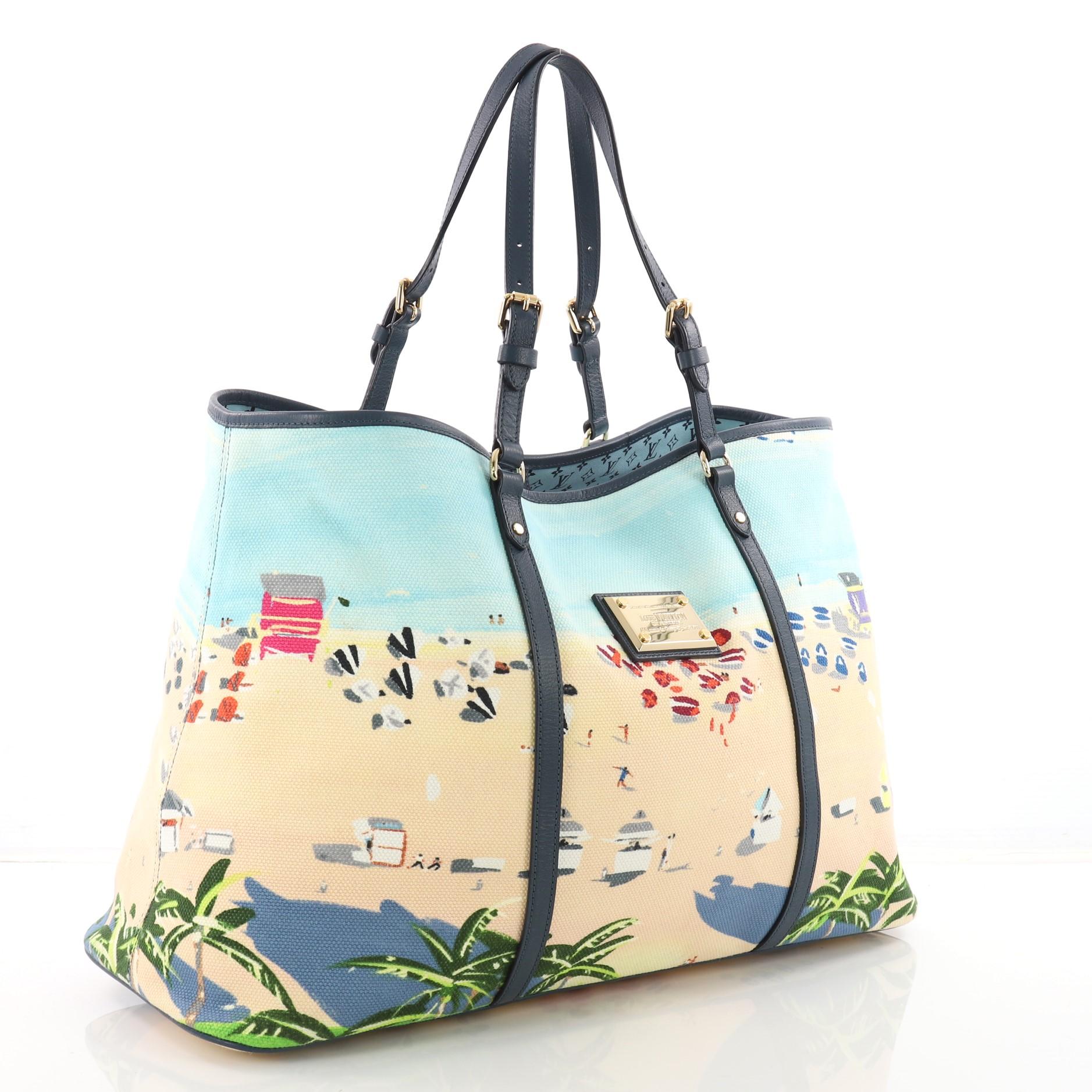 Louis Vuitton Ailleurs Cabas Limited Edition Printed Canvas GM In Good Condition In NY, NY