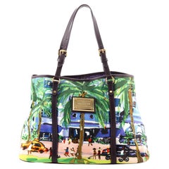 Louis Vuitton Ailleurs Cabas Limited Edition Printed Canvas PM