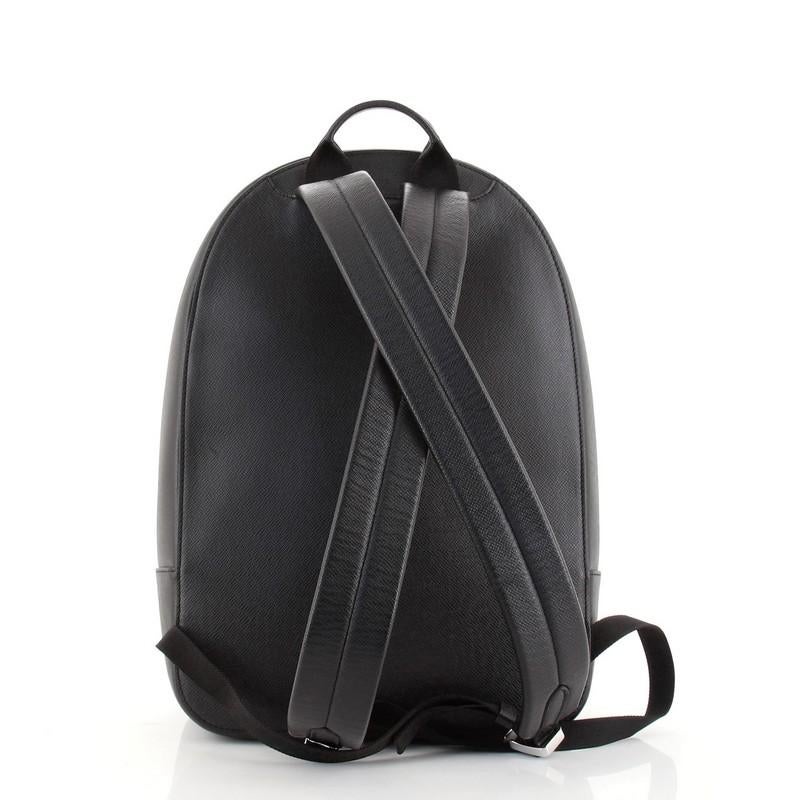 Nero Louis Vuitton Zaino Alex in pelle Taiga