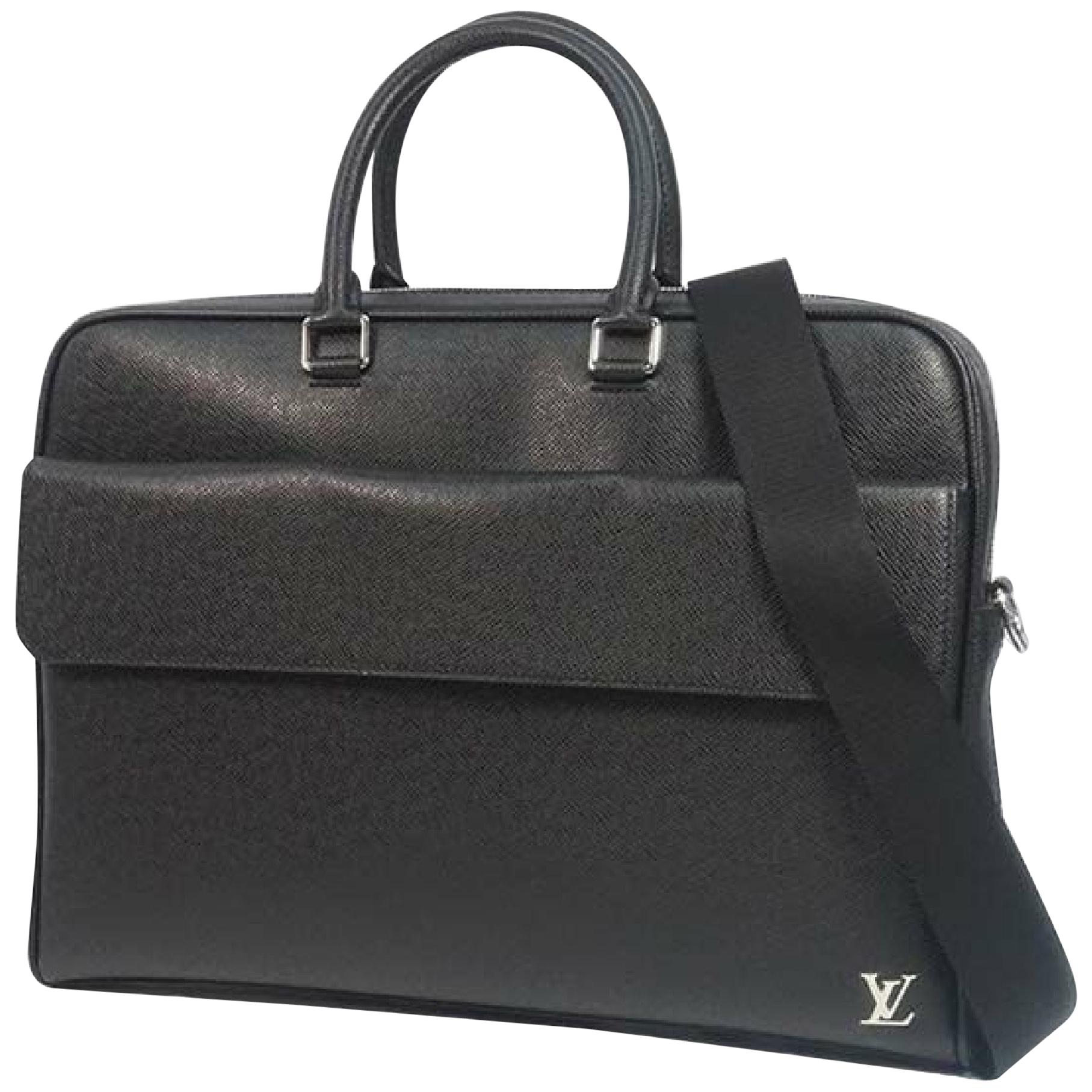 LOUIS VUITTON Alex briefcase Mens business bag M30440 black( Ardoise