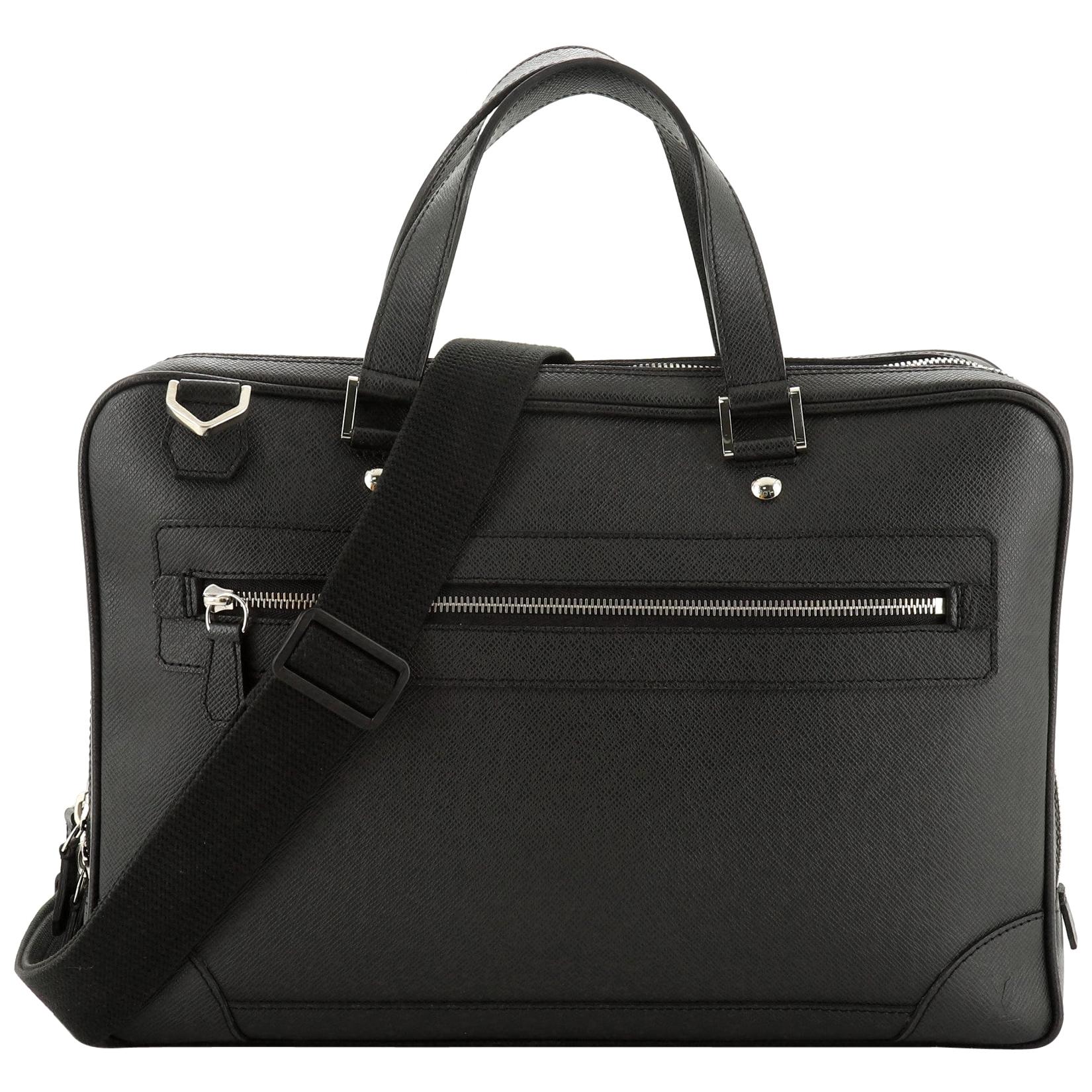 Louis Vuitton Alexander Briefcase Taiga Leather
