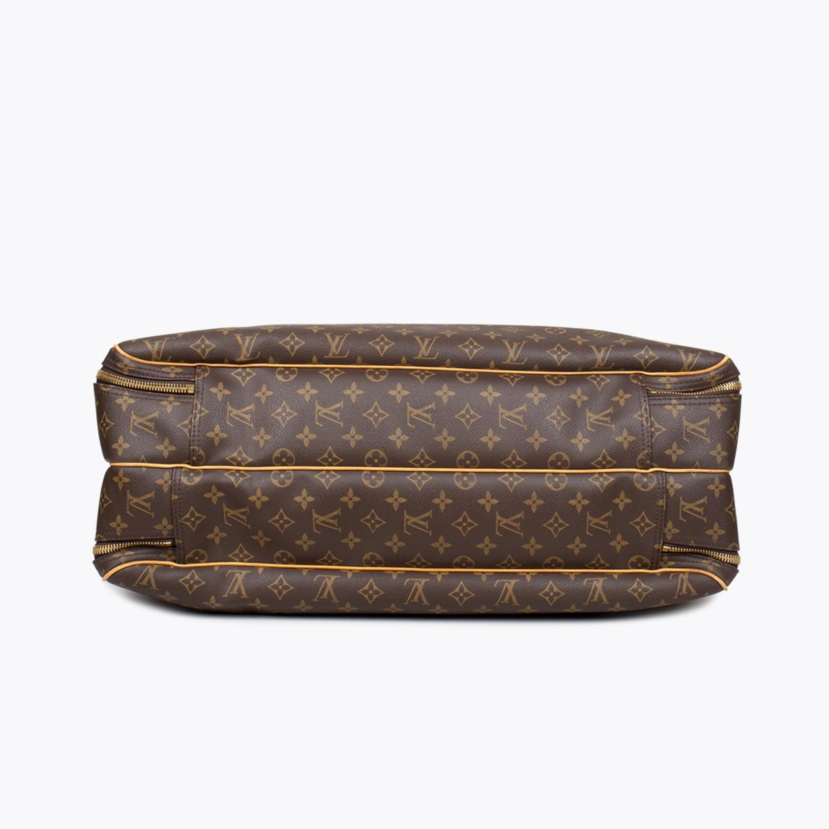 Black Louis Vuitton Alizé 2 Poches Travel Bag For Sale