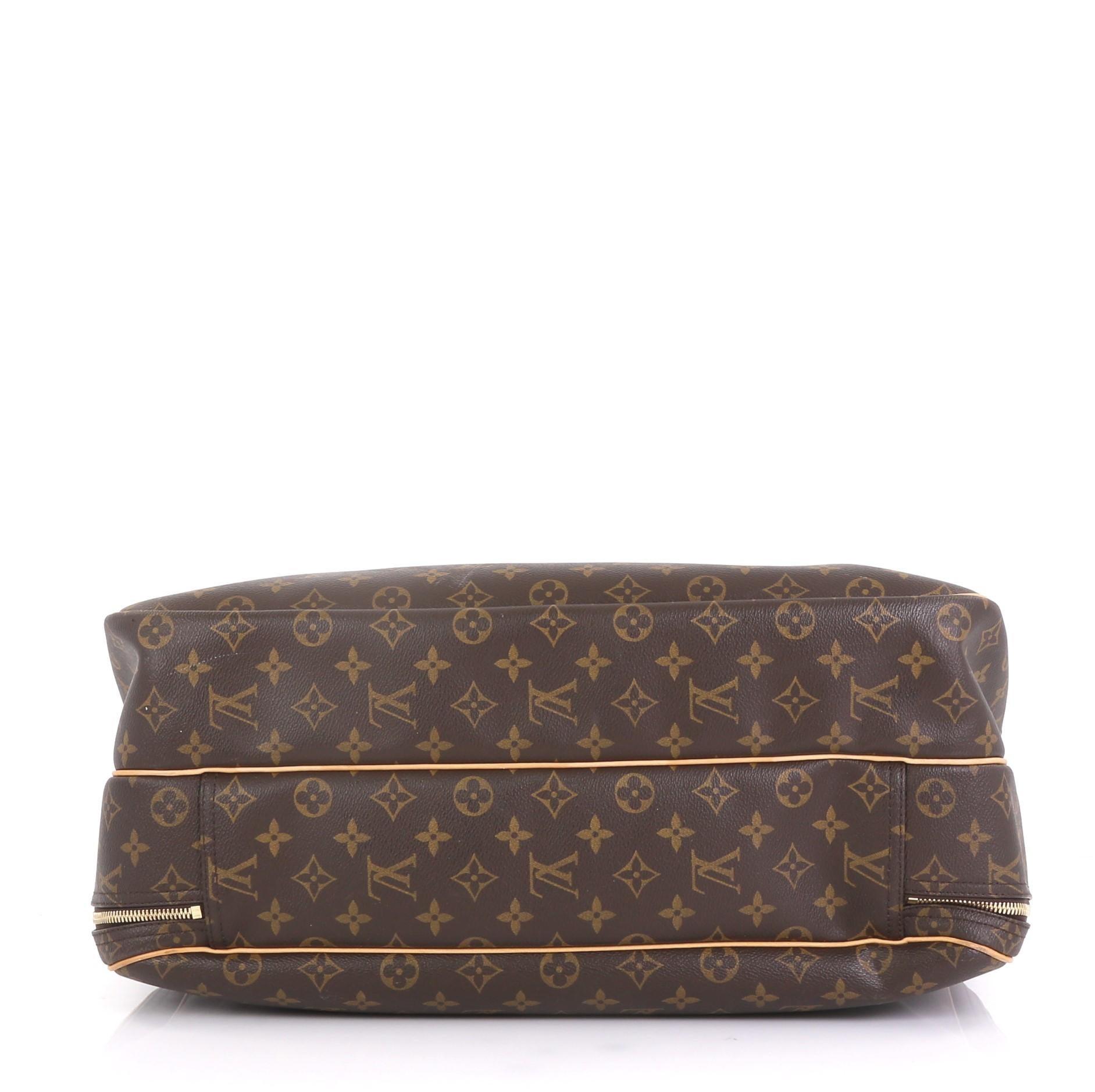 Louis Vuitton Alize Bag Monogram Canvas 24 Heures In Good Condition In NY, NY