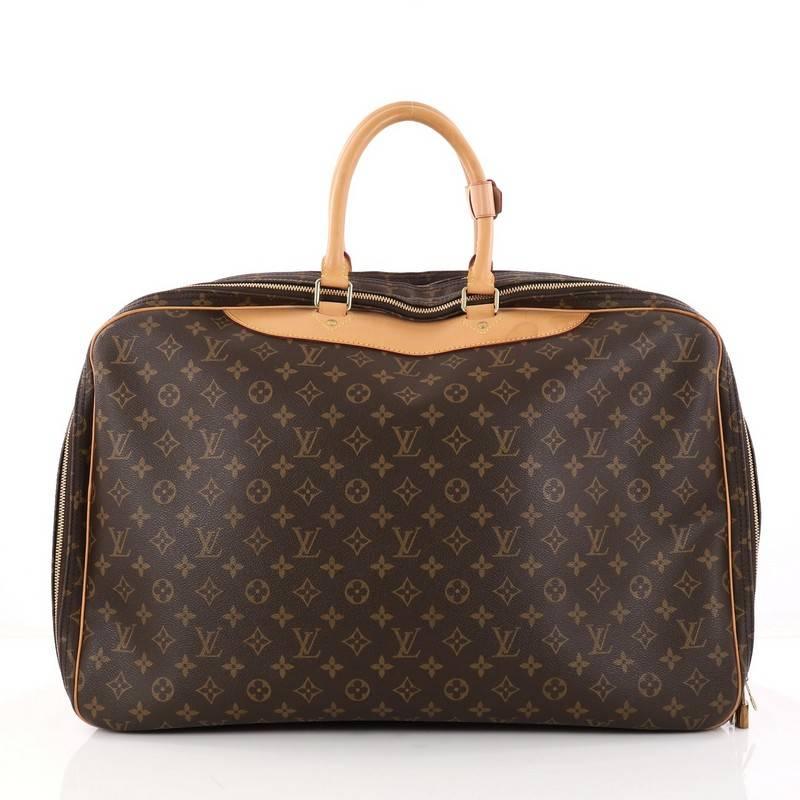 Louis Vuitton Alize Bag Monogram Canvas 3 Poches In Good Condition In NY, NY