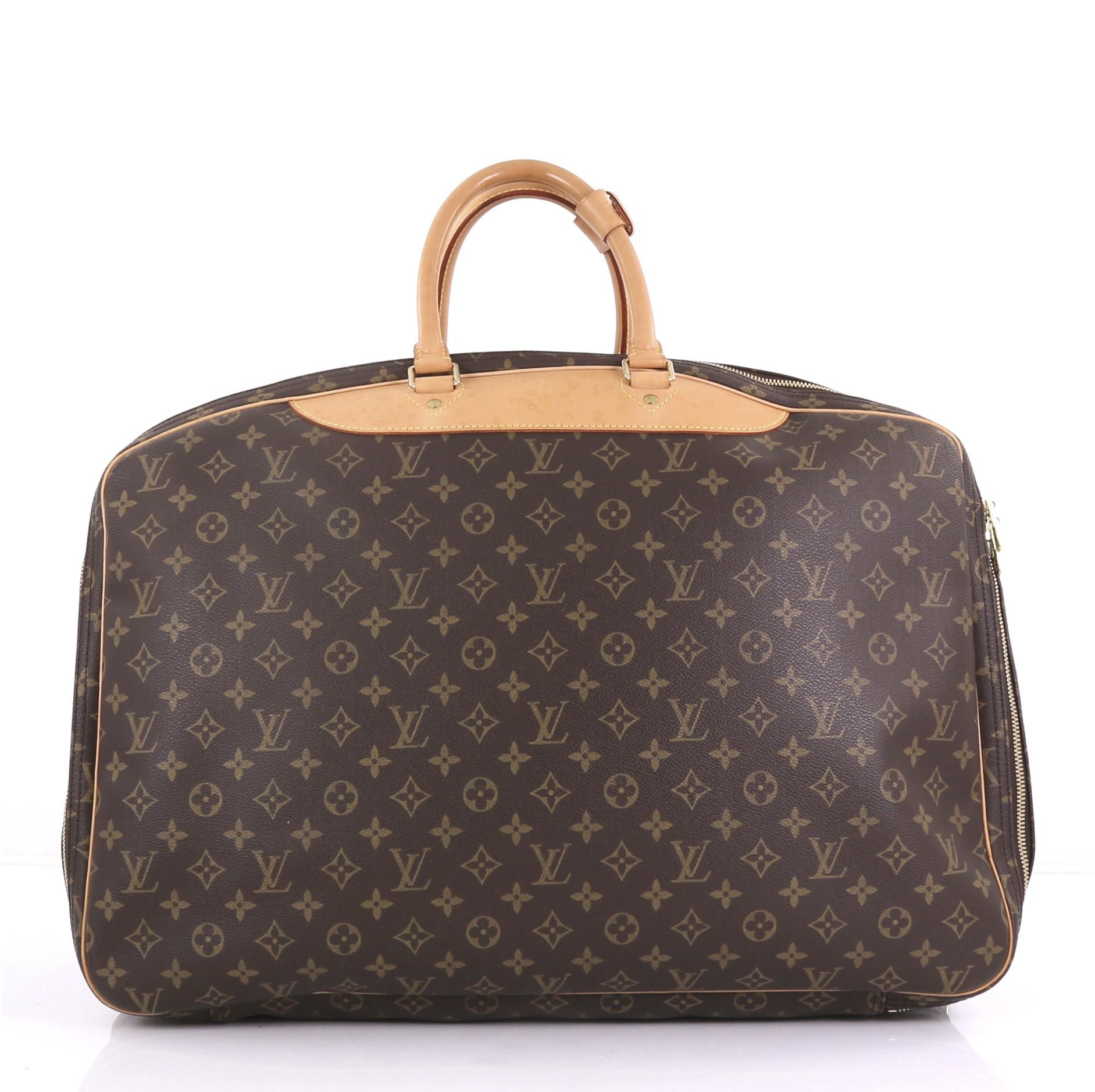 Louis Vuitton Alize Bag Monogram Canvas 3 Poches In Good Condition In NY, NY